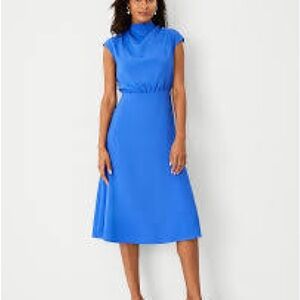 Elegant Blue Women's Dress